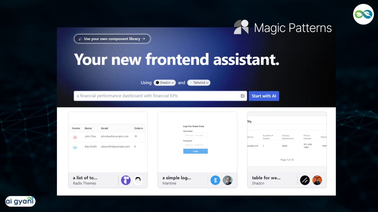 Magic Patterns AI - Features, Pricing, Prompt Ideas, Review