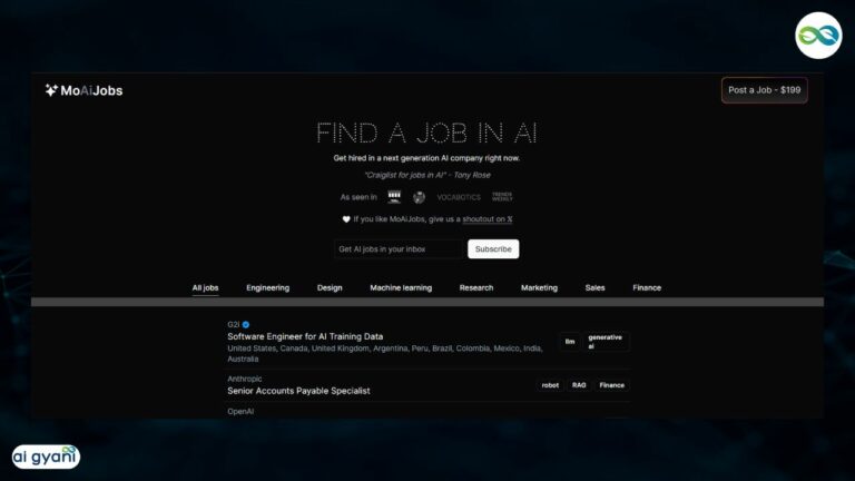 MoAiJobs - Find a job in AI
