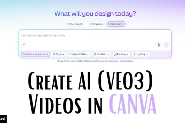 Create VEO 3 Videos in CANVA