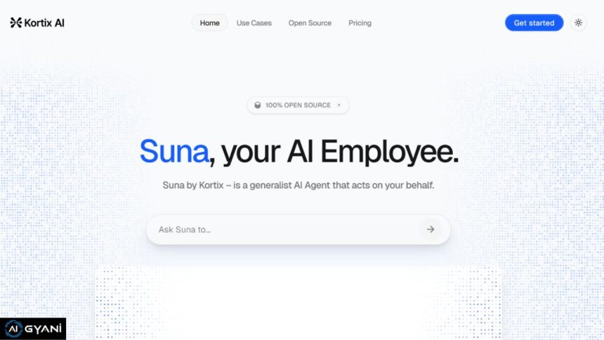Kortix Suna - Open Source AI Agent