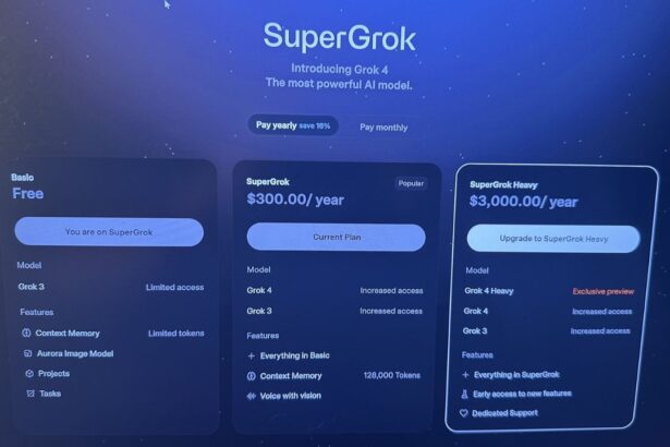 Super Grok Pricing