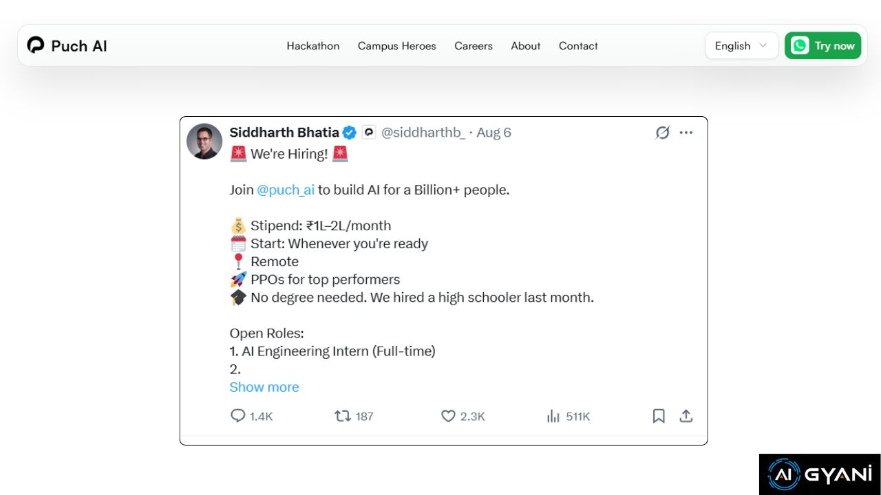 Puch AI Internship
