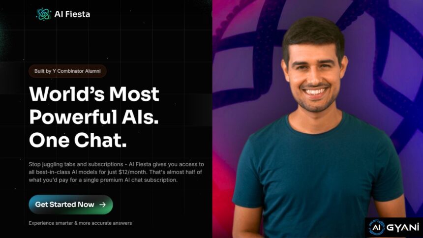 Dhruv Rathee launches AI Fiesta, a unified hub for six premium AI models