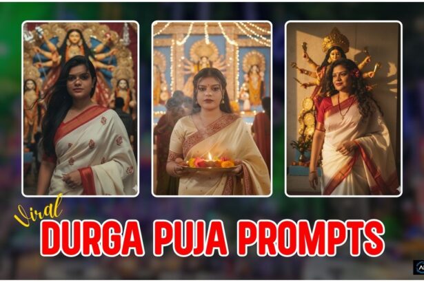 Viral Durga Puja Bengali Look AI Prompts for Google Gemini