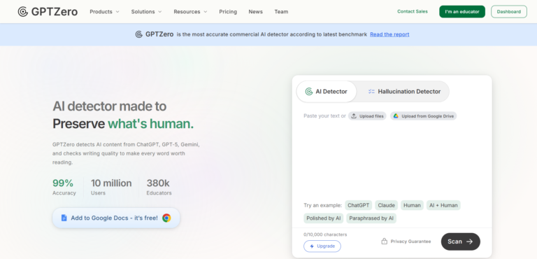 GPTZero AI