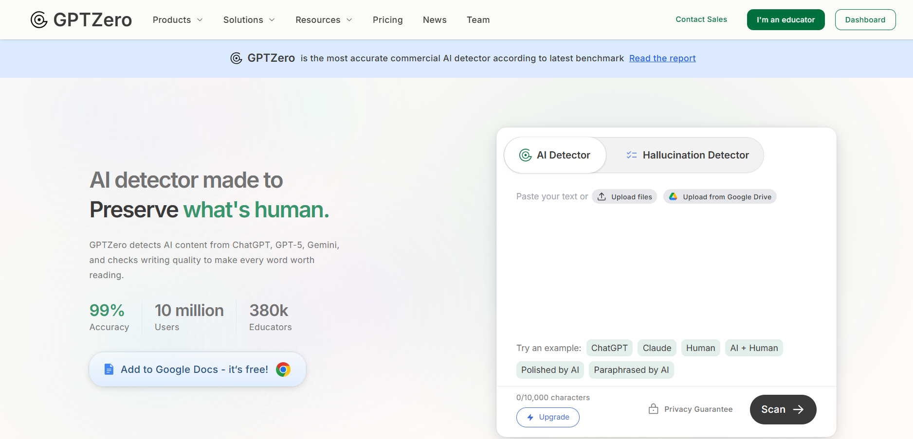 GPTZero AI