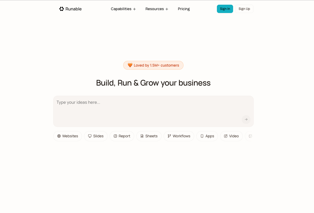 Runable AI 