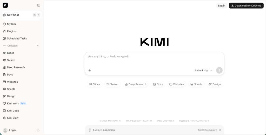 Kimi AI screenshot 1