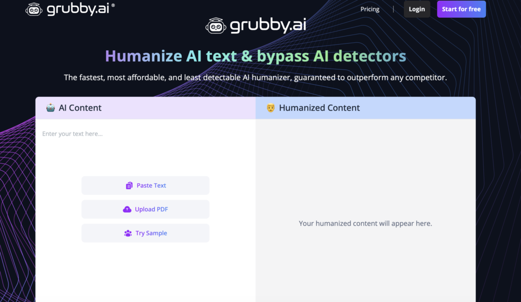 Grubby AI screenshot 1