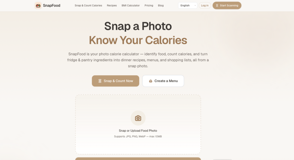 SnapFood AI screenshot 1