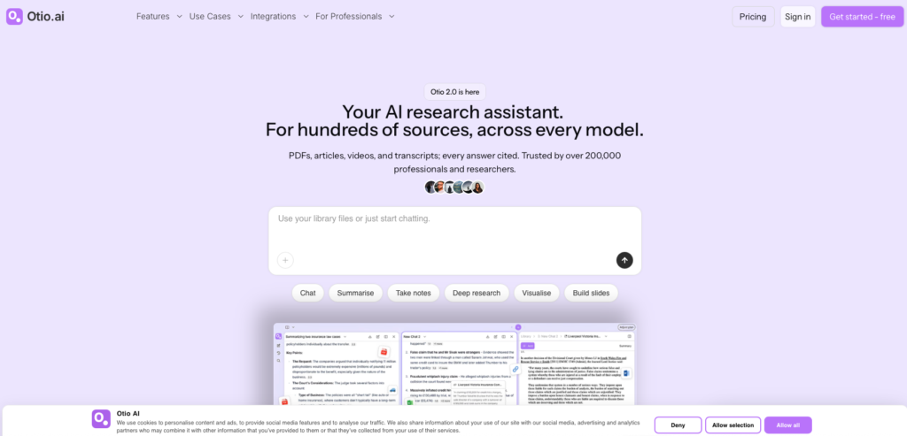 Otio AI screenshot 1