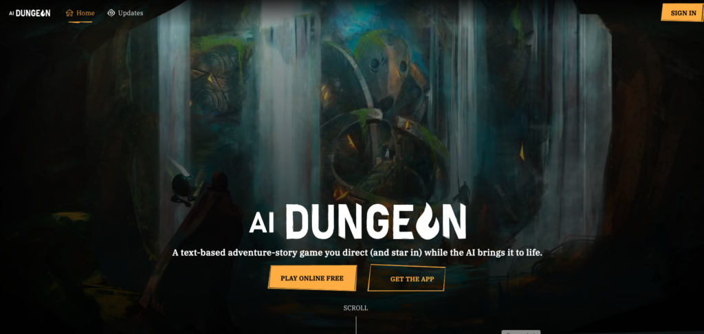 AI Dungeon screenshot 1
