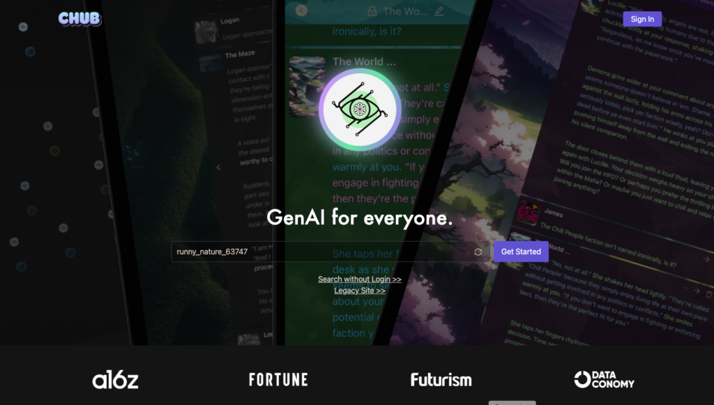 Chub AI screenshot 1