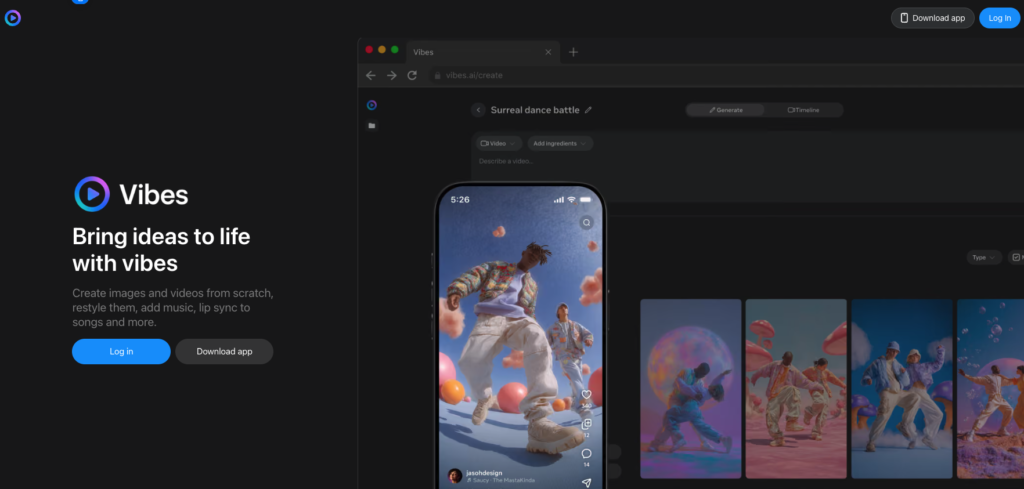 Vibes AI screenshot 1