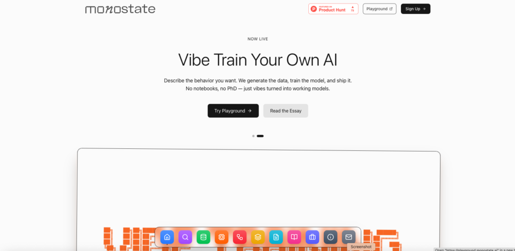 Monostate AI screenshot 1